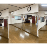 福岡県北九州市のダンススタジオに大型鏡･連張り鏡を取り付けた事例