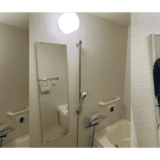 福岡県福岡市のお風呂場の鏡取り付け事例「新しく浴室鏡を設置したい」