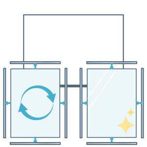 ガラスの交換方法2