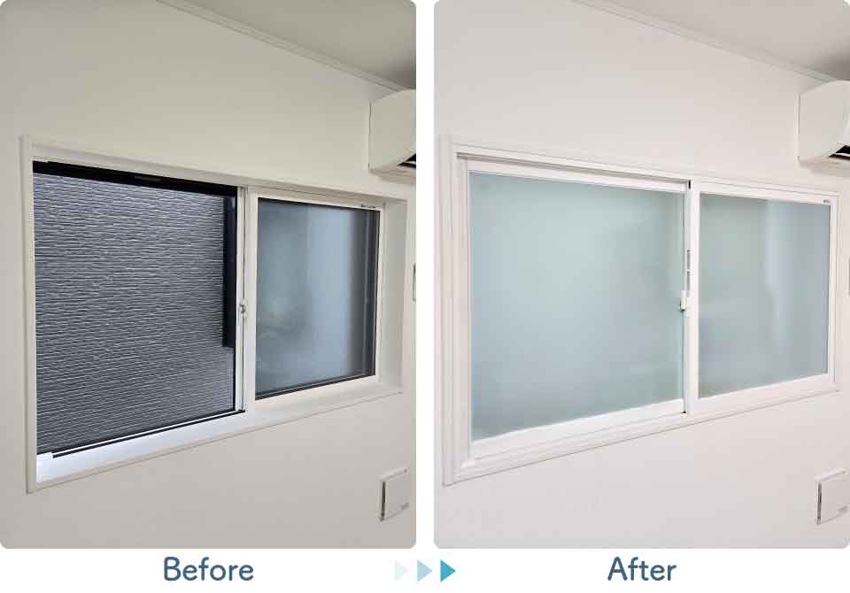 福岡県久留米市K様内窓リフォームダイニングビフォーアフター